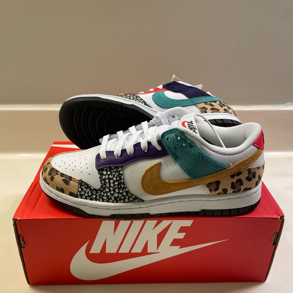 Nike Dunk Low SE Safari Mix Patchwork Women 7